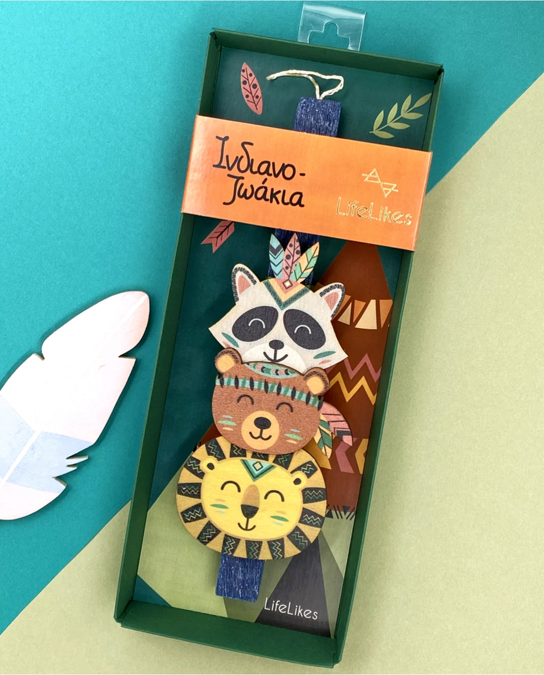 Life Likes - Λαμπάδα Ινδιανο-Ζωάκια 5749