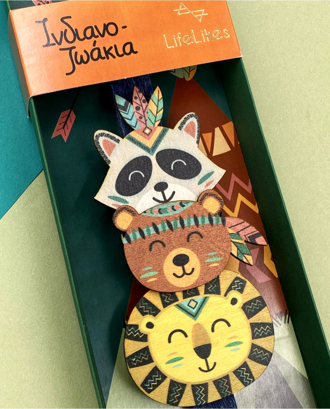 Life Likes - Λαμπάδα Ινδιανο-Ζωάκια 5749