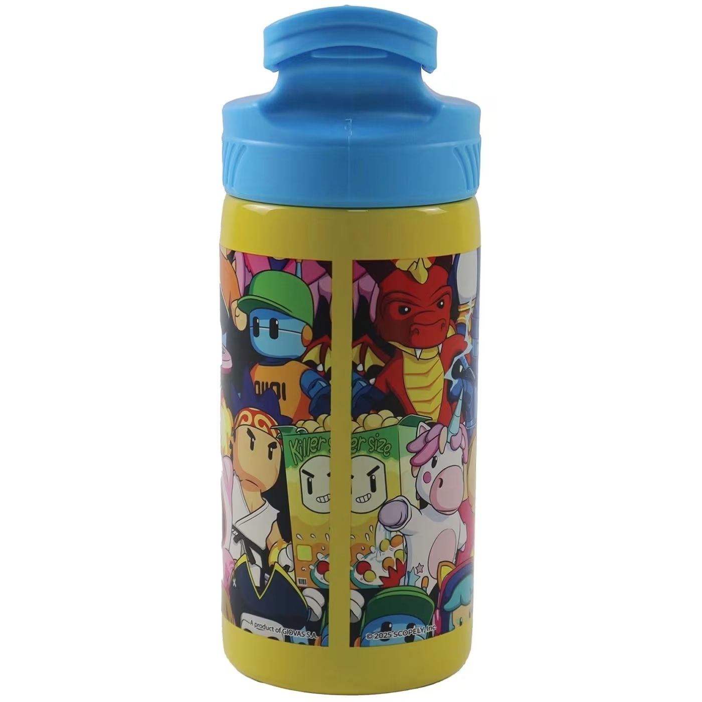 Gim - Παγούρι Ανοξείδωτο Με Καλαμάκι, Stumble Guys 500 ml 577-31245