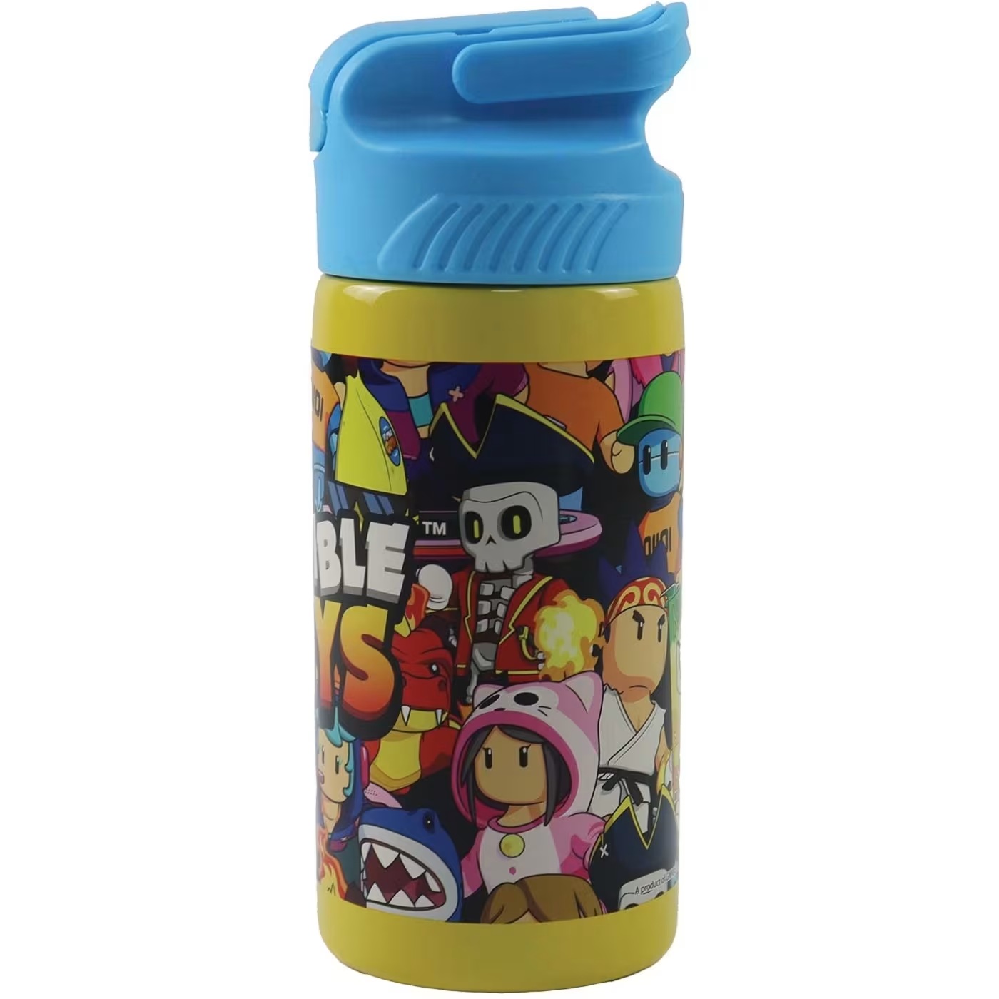 Gim - Παγούρι Ανοξείδωτο Με Καλαμάκι, Stumble Guys 500 ml 577-31245