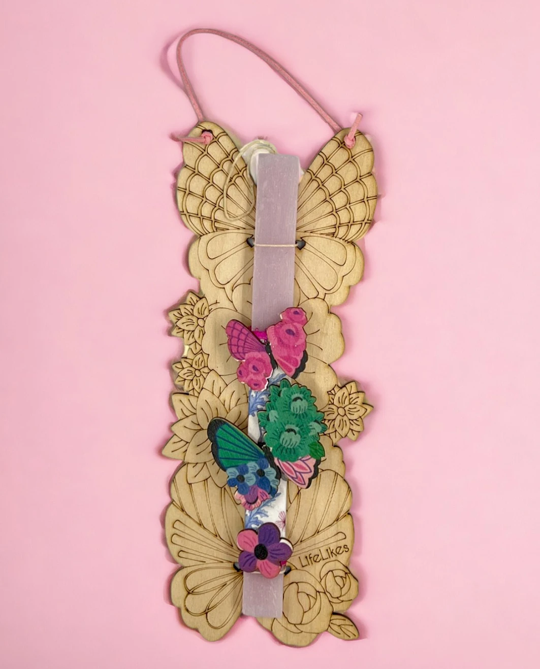 Life Likes - Λαμπάδα Πεταλούδες & Λουλούδια 5771