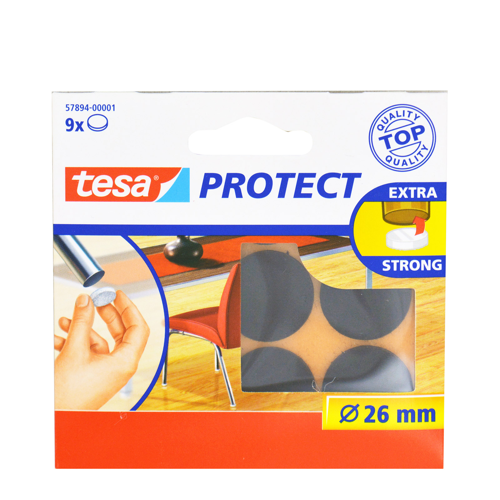 Tesa - Τσοχάκια Αυτοκόλλητα Φ.26mm Καφέ Σετ 9 Τεμαχίων 57894-00001 Tesa - Τσοχάκια Αυτοκόλλητα Φ.26mm Καφέ Σετ 9 Τεμαχίων 57894-00001