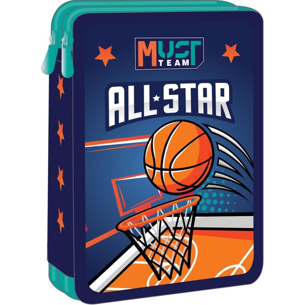 Diakakis - Κασετίνα Διπλή Γεμάτη Must, Basketball All Star 586335 Diakakis - Κασετίνα Διπλή Γεμάτη Must, Basketball All Star 586335