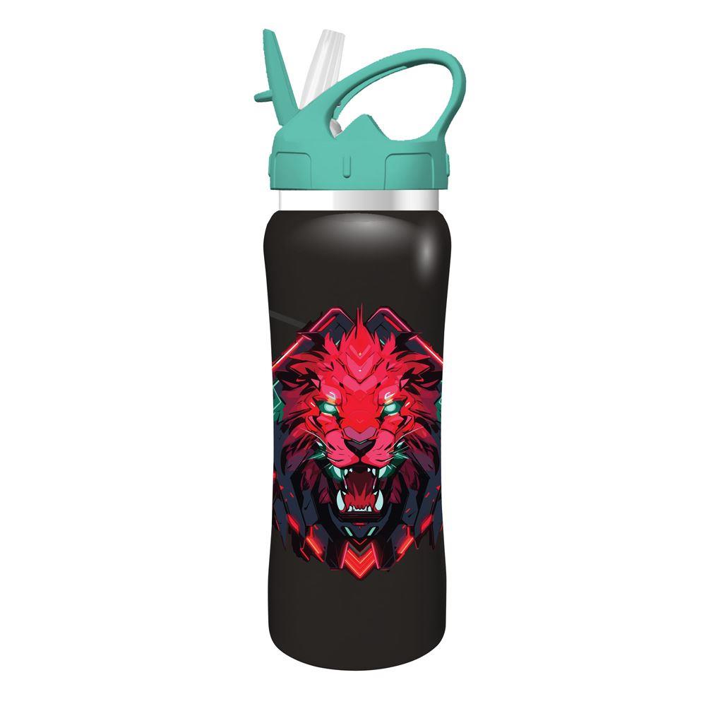 Diakakis - Παγούρι Νηπιαγωγείου Ανοξείδωτο Must, Lion Byte 500 ml 586443
