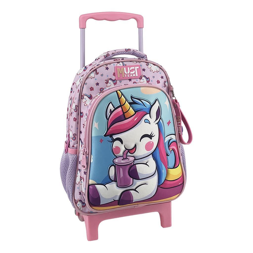 Diakakis – Σακίδιο Τρόλεϊ Νηπιαγωγείου Must 2 Θήκες, Cute Unicorn 587300