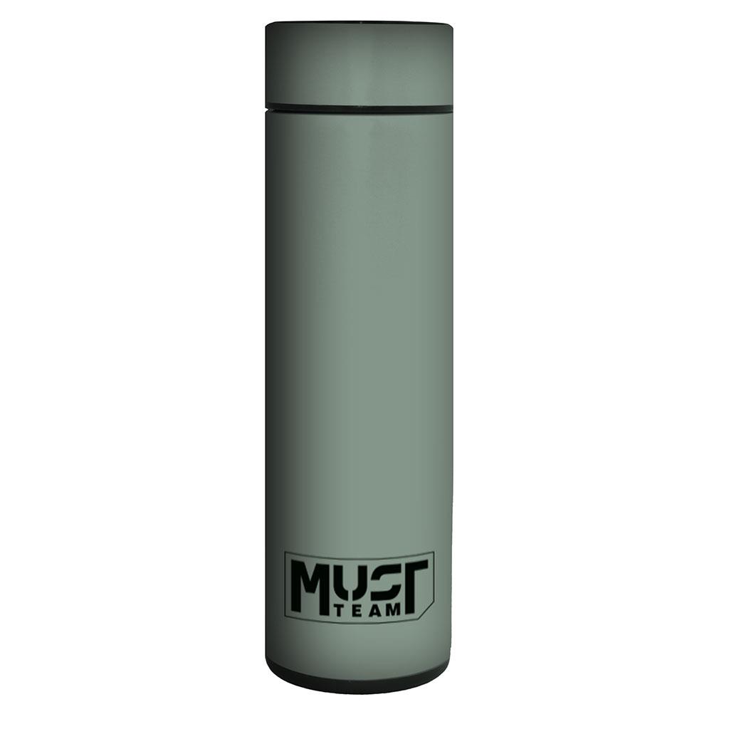 Diakakis - Θερμός Ανοξείδωτο 500 ml Με LED Ένδειξη Θερμοκρασίας Must, Χακί 587479