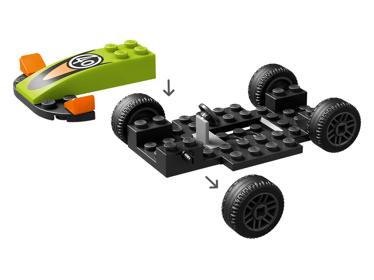 Lego City - Green Race Car 60399