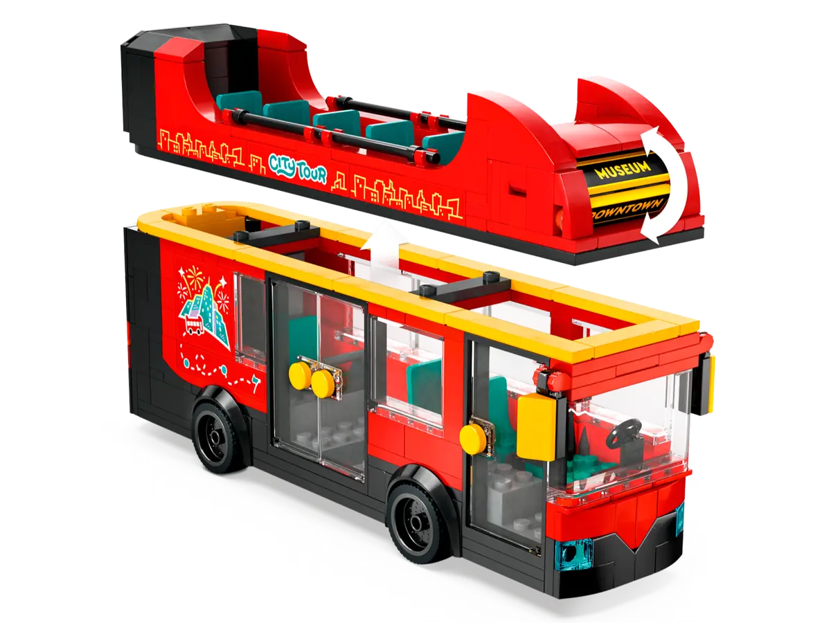 Lego City - Red Double-Decker Sightseeing Bus 60407