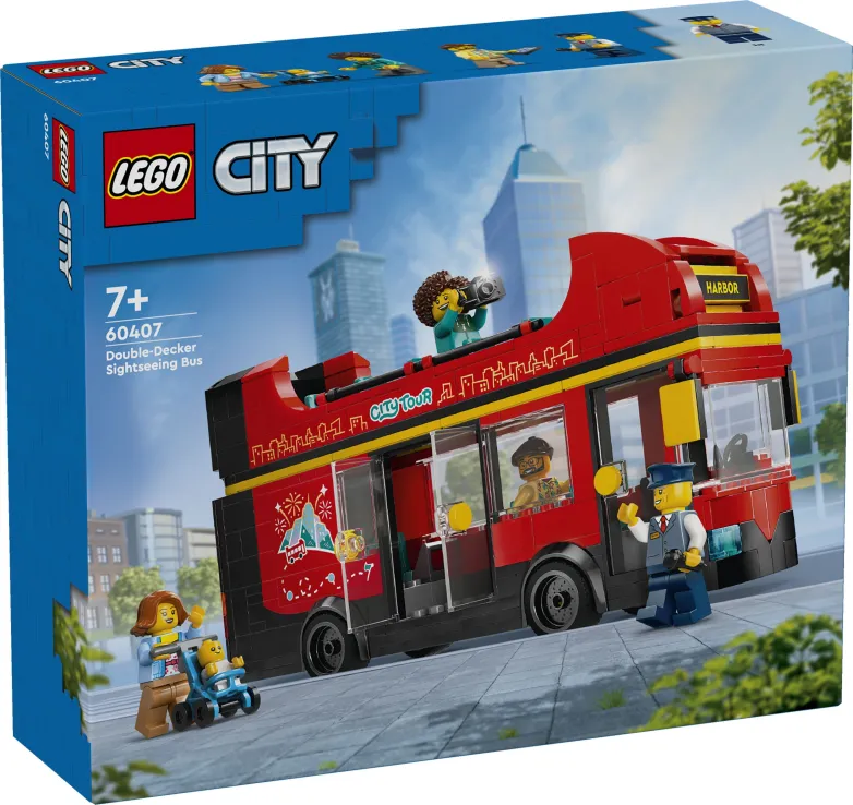 Lego City - Red Double-Decker Sightseeing Bus 60407