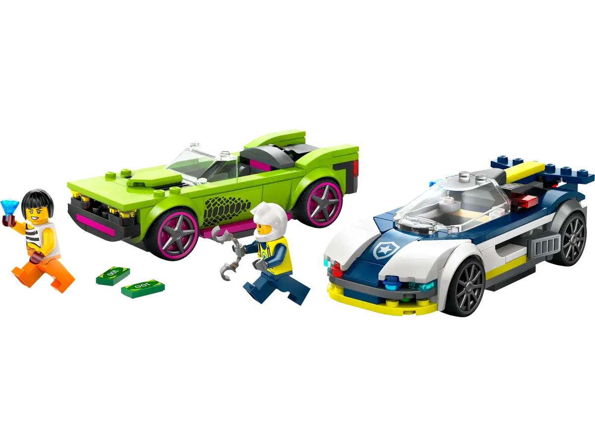 Lego City - Police Car and Muscle Car Chase 60415