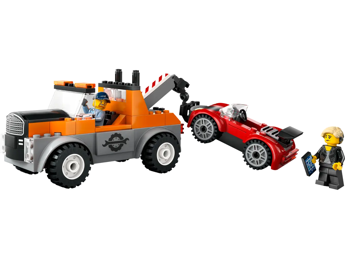 Lego City - Tow Truck And Sports Car Repair 60435