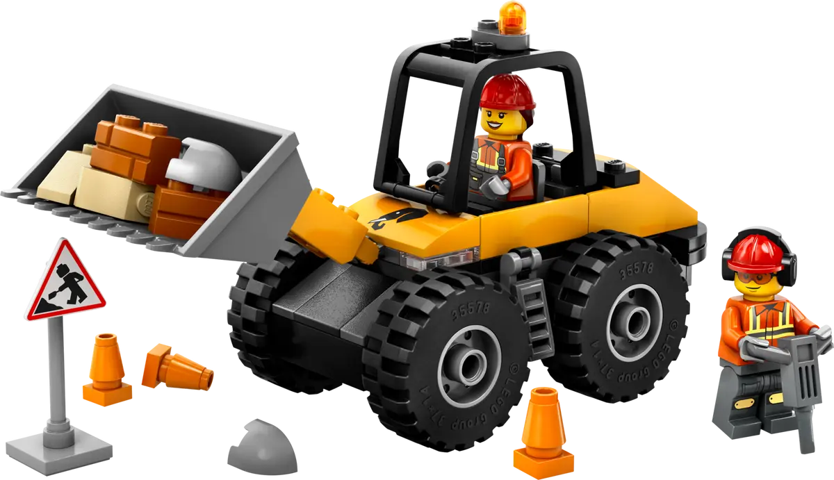 Lego City - Yellow Construction Wheel Loader 60450