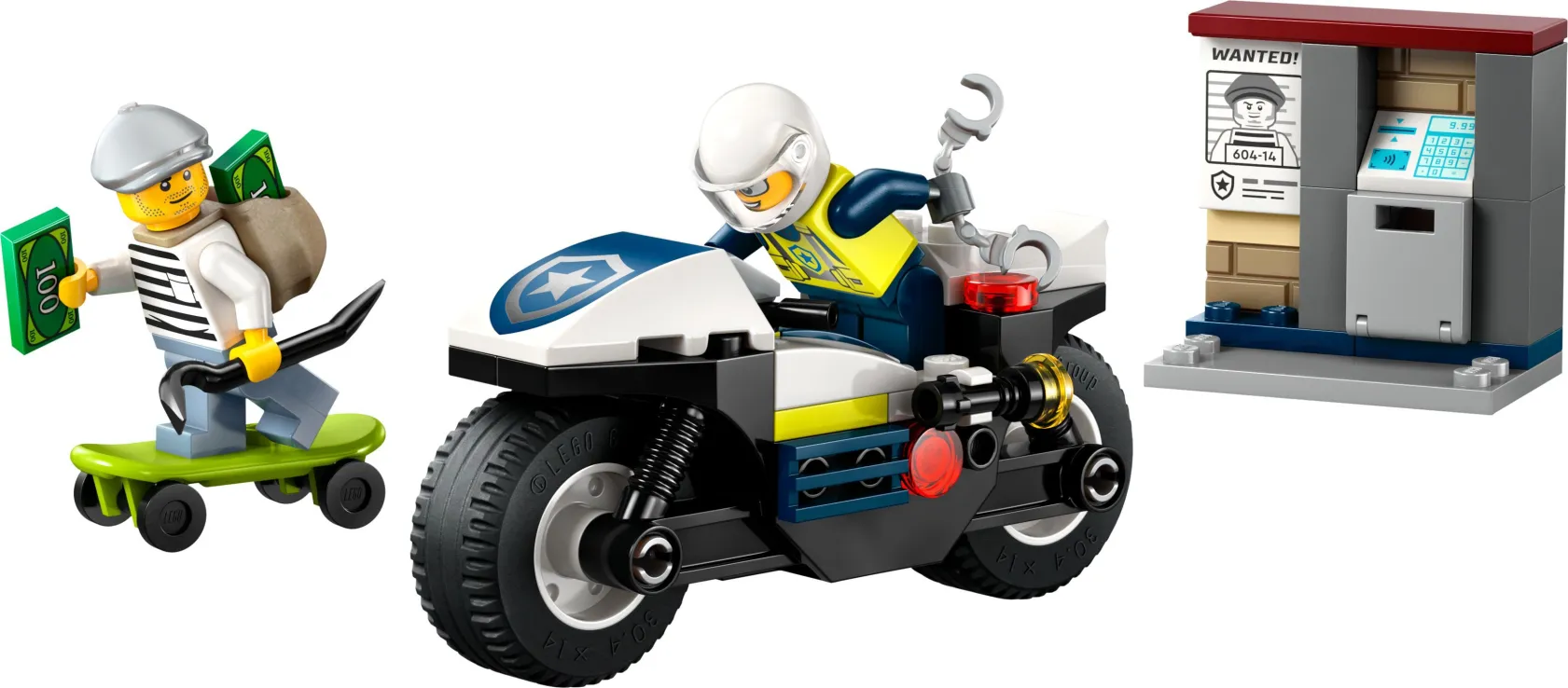 Lego City - Police Motorcycle Chase 60455