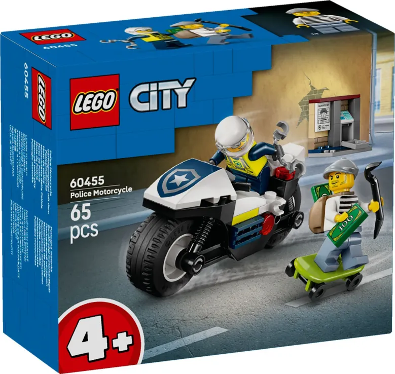 Lego City - Police Motorcycle Chase 60455