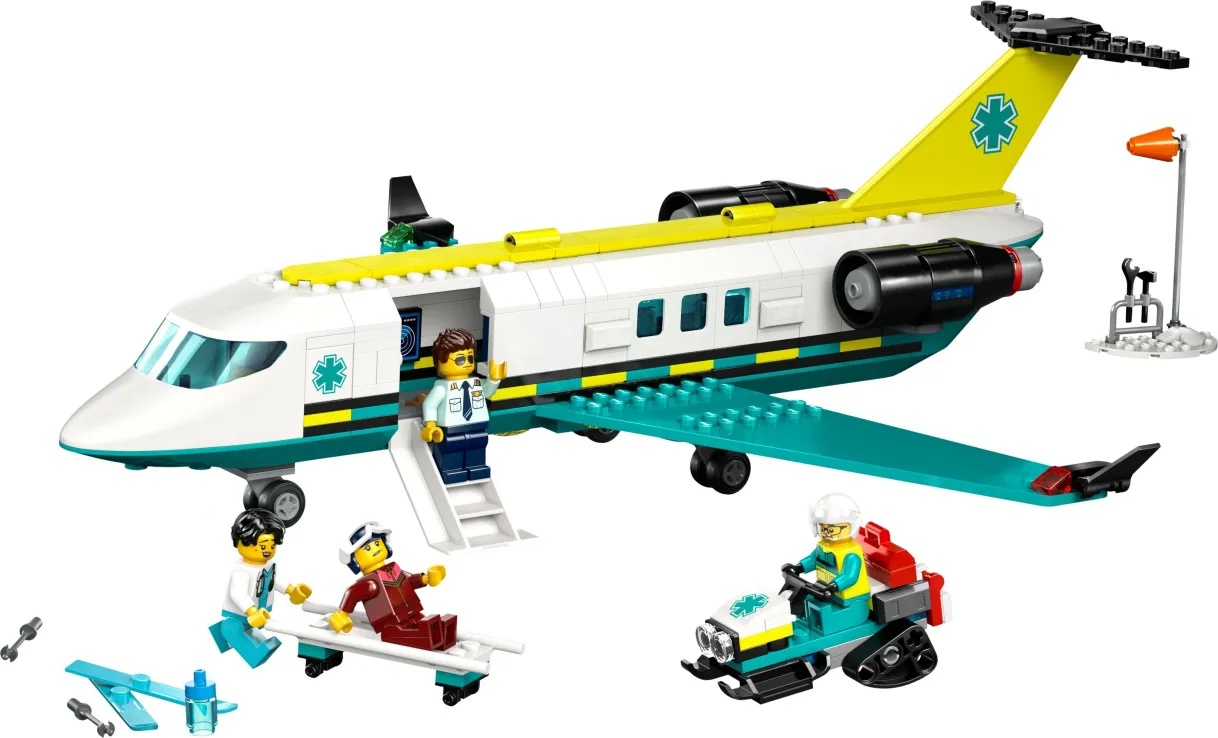 Lego City - Emergency Air Ambulane Airplane 60465 Lego City - Emergency Air Ambulane Airplane 60465