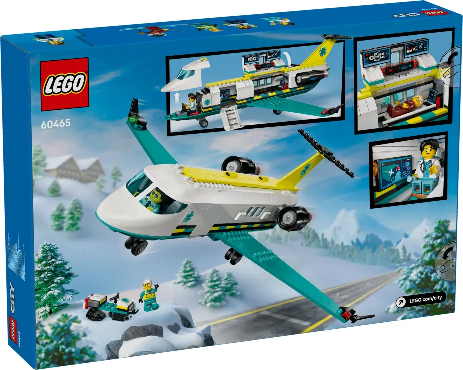 Lego City - Emergency Air Ambulane Airplane 60465 Lego City - Emergency Air Ambulane Airplane 60465