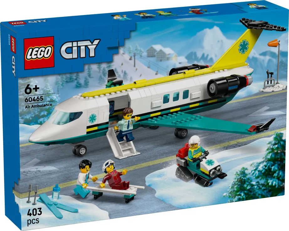 Lego City - Emergency Air Ambulane Airplane 60465 Lego City - Emergency Air Ambulane Airplane 60465