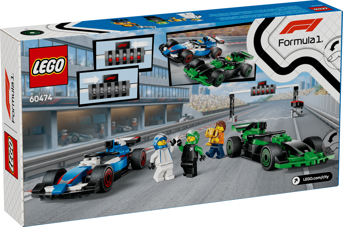 Lego City - F1® Grid With VCARB & Sauber Race Cars 60474