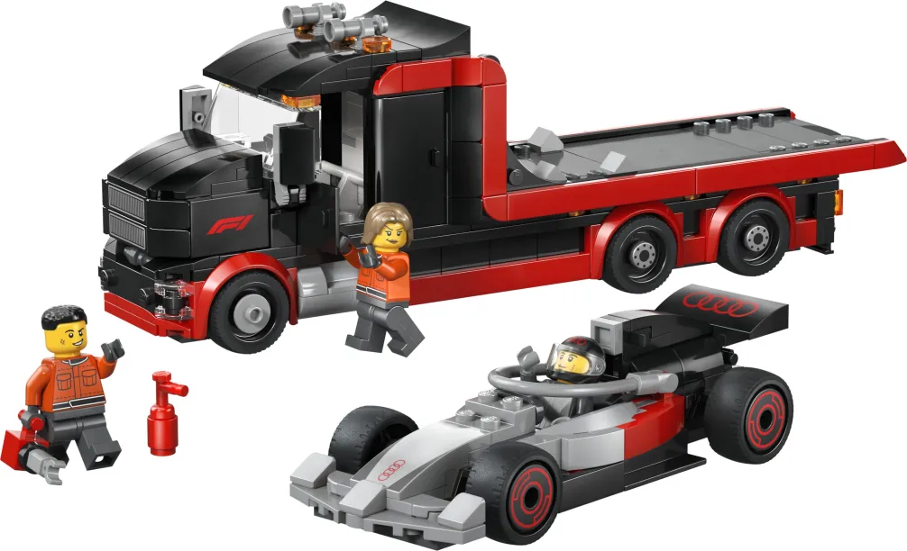 Lego City - F1 Display Truck With AUDI F1 Race Car 60493