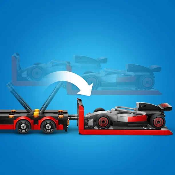 Lego City - F1 Display Truck With AUDI F1 Race Car 60493