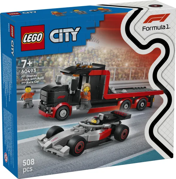 Lego City - F1 Display Truck With AUDI F1 Race Car 60493