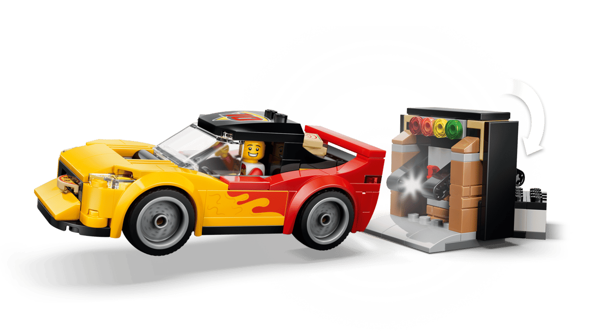 Lego City - Pizza Delivery Experience With Vehicles 60496