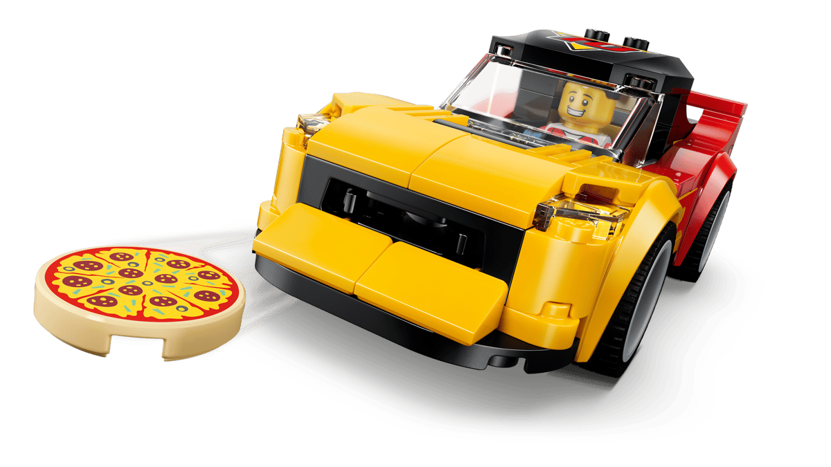 Lego City - Pizza Delivery Experience With Vehicles 60496