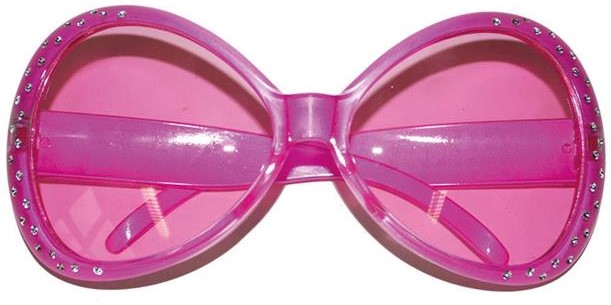 Funny Fashion - Γυαλιά Disco Glitter, Ροζ 60709