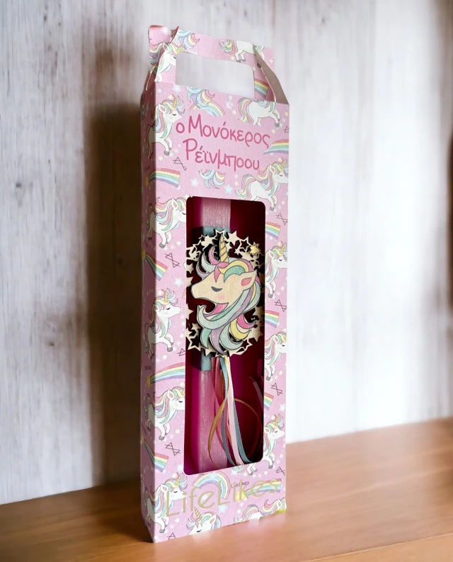 Life Likes - Λαμπάδα Ο Μονόκερος Ρέινμποου 6692