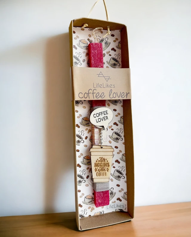 Life Likes - Λαμπάδα "Coffee Lover" Με Μπρελόκ 6738