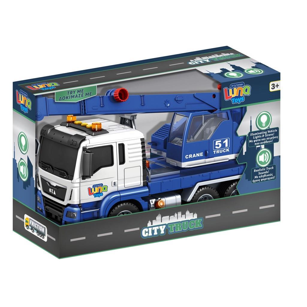 Luna - Γερανός Friction Με Φως & Ήχο 37x14x21 εκ. 622787 Luna - Γερανός Friction Με Φως & Ήχο 37x14x21 εκ. 622787