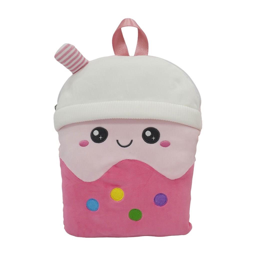 Luna - Λούτρινη Τσάντα Πλάτης 33εκ Milkshake Squishcuties 623027