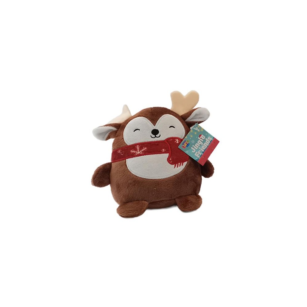 Luna - Λούτρινο Χριστουγεννιάτικο Jingle Friends 12,5εκ, Ελαφάκι 623056