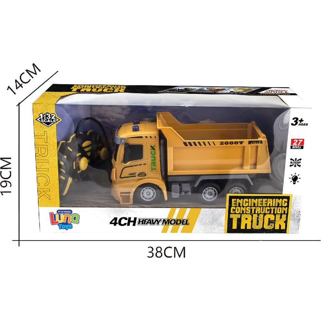 Luna - Τηλεκατευθυνόμενο Φορτηγό 1:32 27MHZ Με Φως 623162