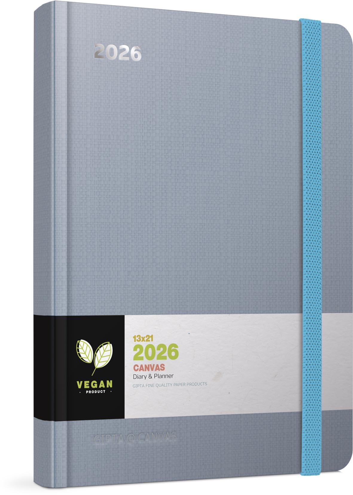 Unipap - Εβδομαδιαίο Ημερολόγιο Canvas 2026, 9x16 Φυμέ Μπλε 626-1209-50