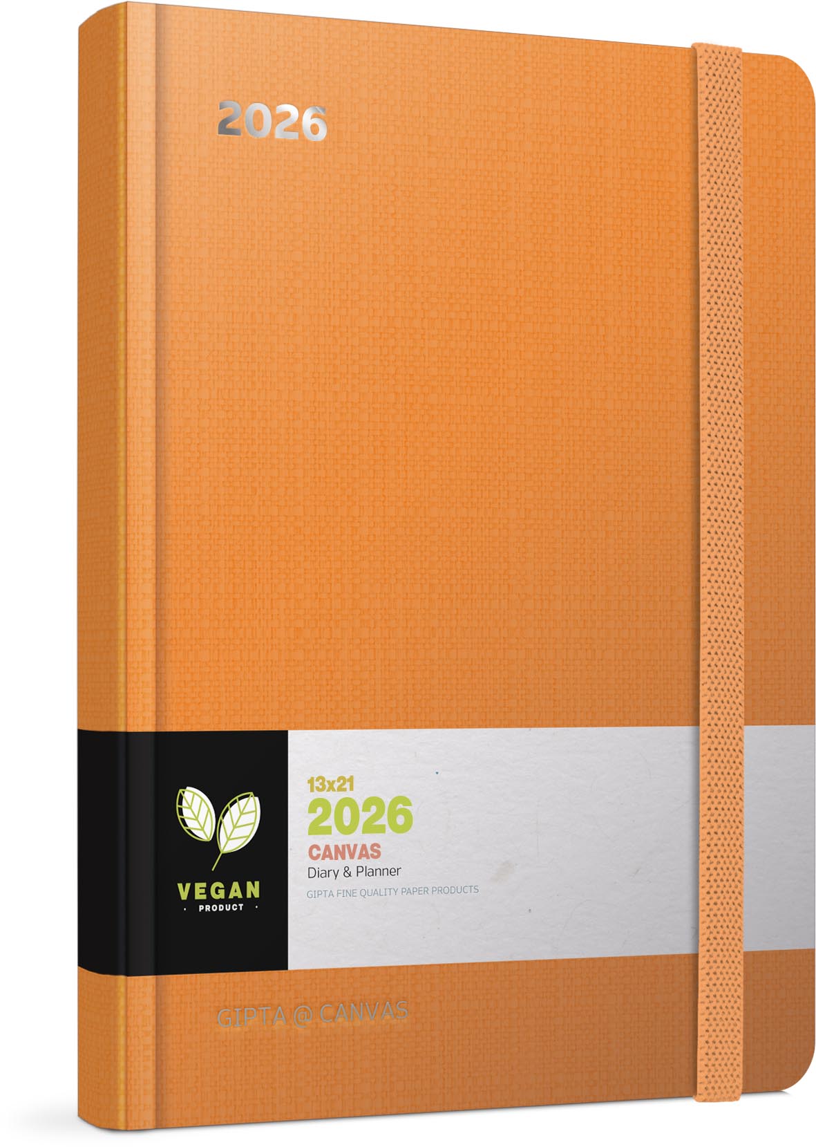 Unipap - Εβδομαδιαίο Ημερολόγιο Canvas 2026, 9x16 Orange 626-1209-84
