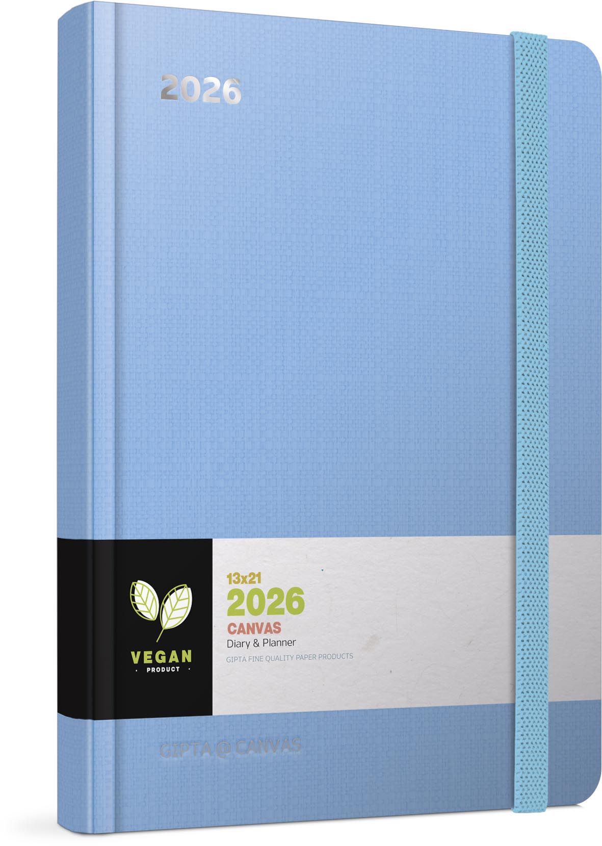Unipap - Εβδομαδιαίο Ημερολόγιο Canvas 2026, 9x16 Light Blue 626-1209-86