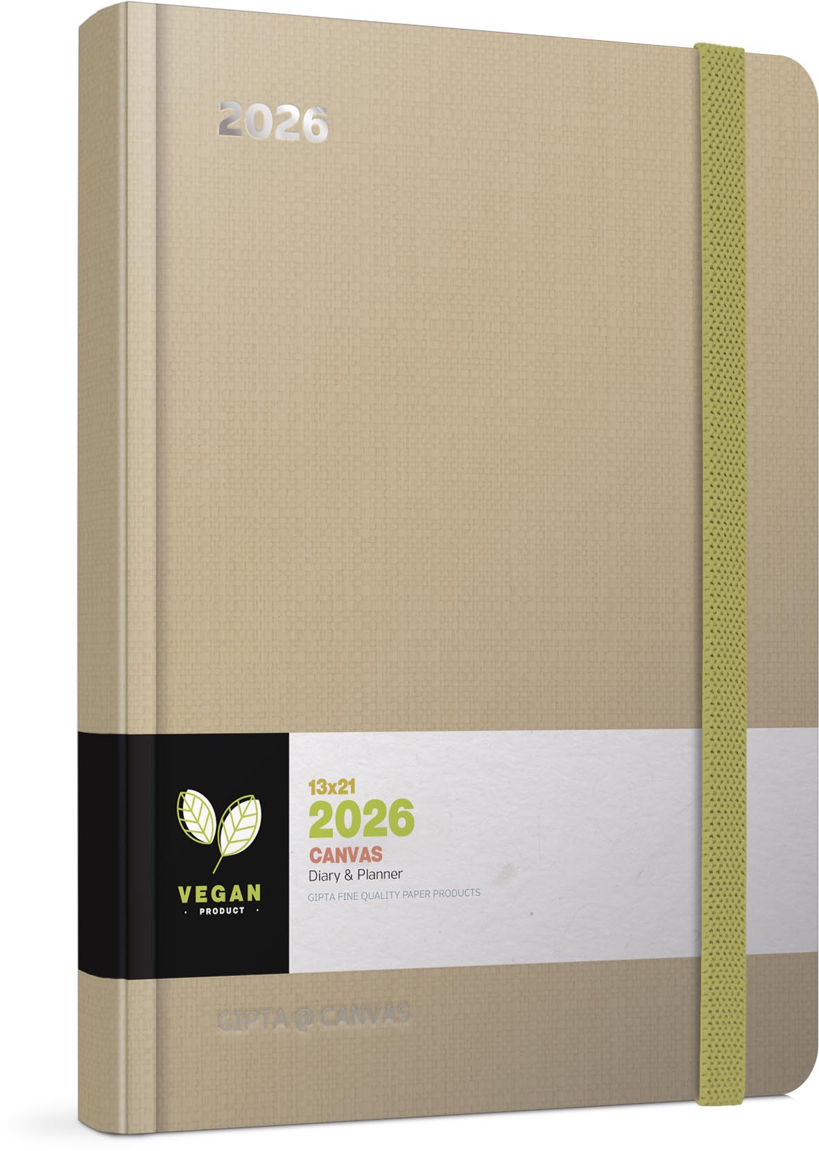 Unipap - Εβδομαδιαίο Ημερολόγιο Canvas 2026, 9x16 Cream 626-1209-94