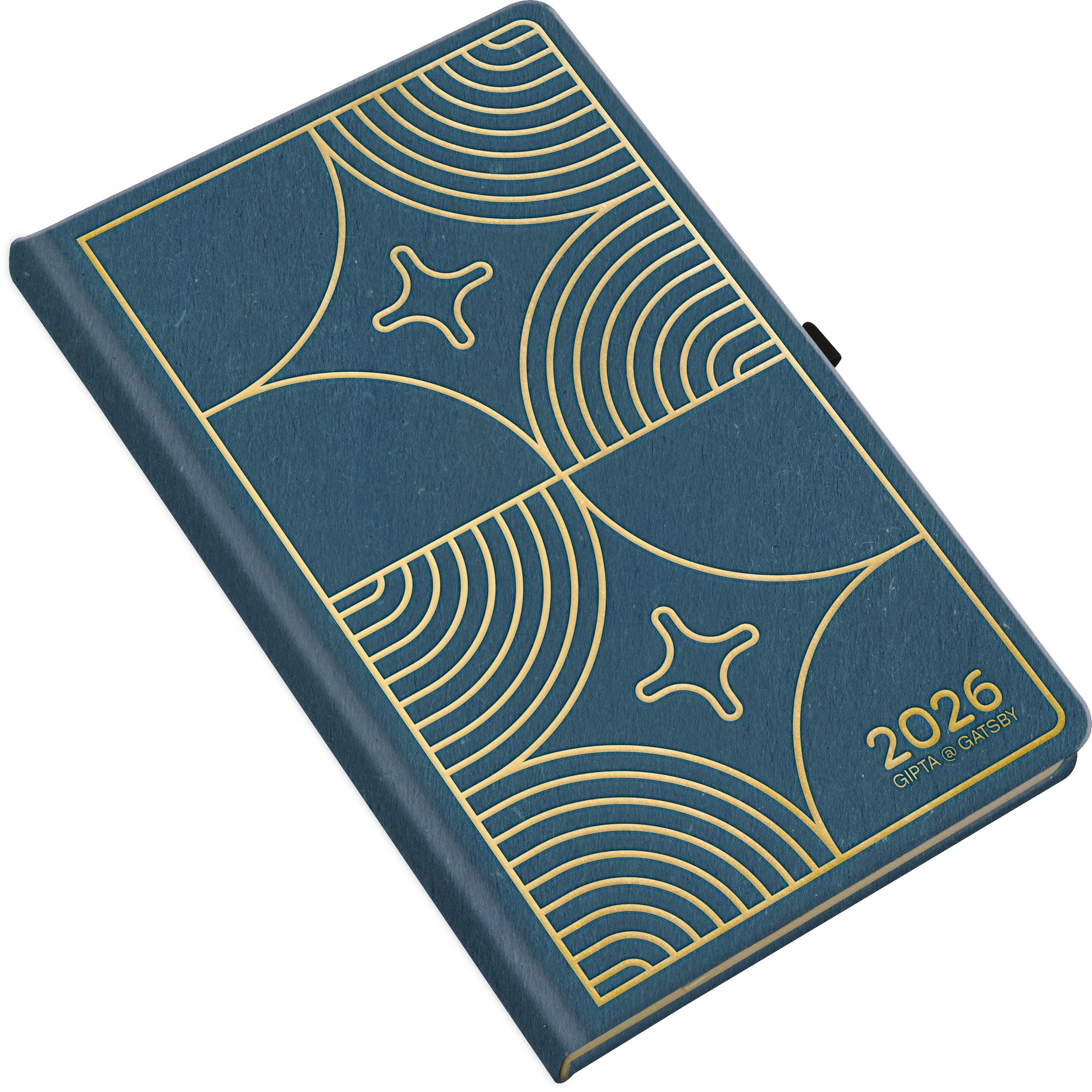 Unipap - Ημερήσιο Ημερολόγιο Gatsby 2026, 13x21 Blue 626-4413-85