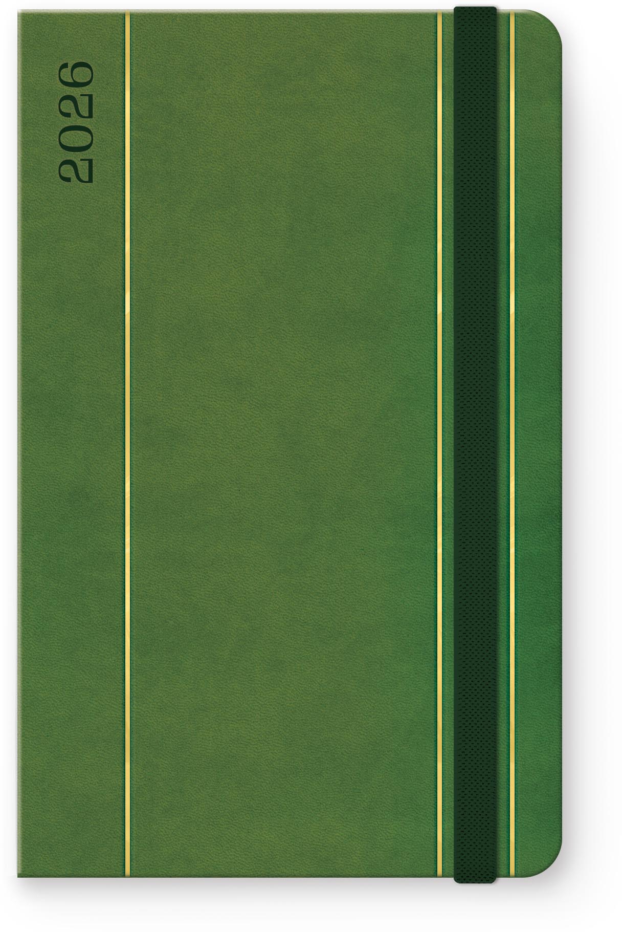 Unipap - Ημερήσιο Ημερολόγιο Nardo 2026, 13x21 Green 626-4713-83