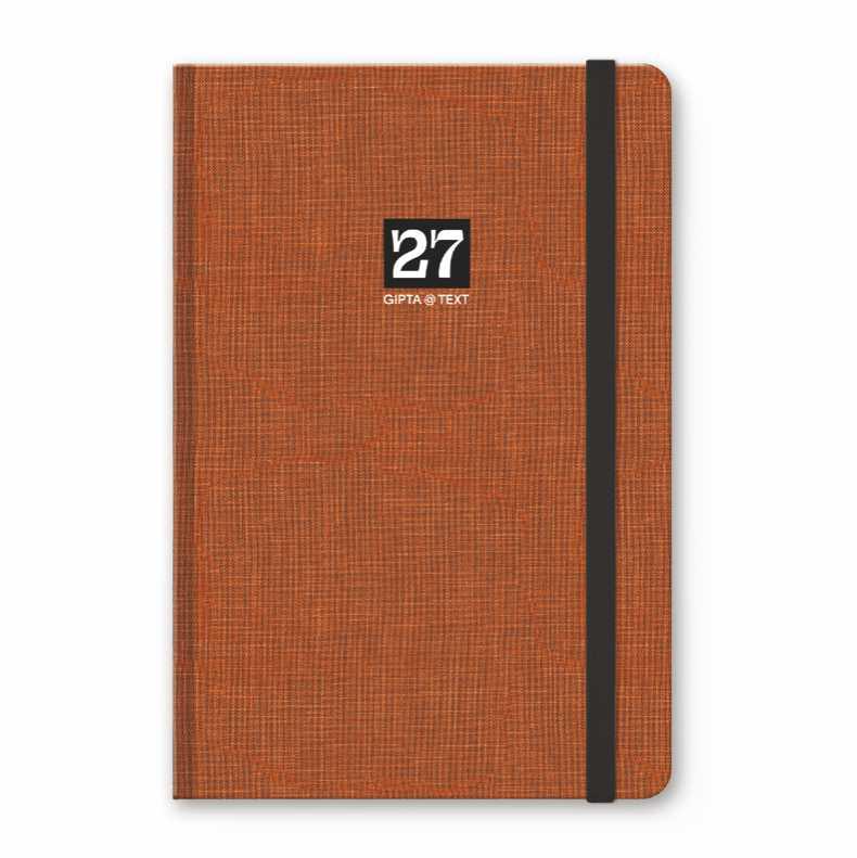 Unipap - Ημερήσιο Ημερολόγιο Τext Book 2027, Κεραμιδί 9x14 627-1209-91D