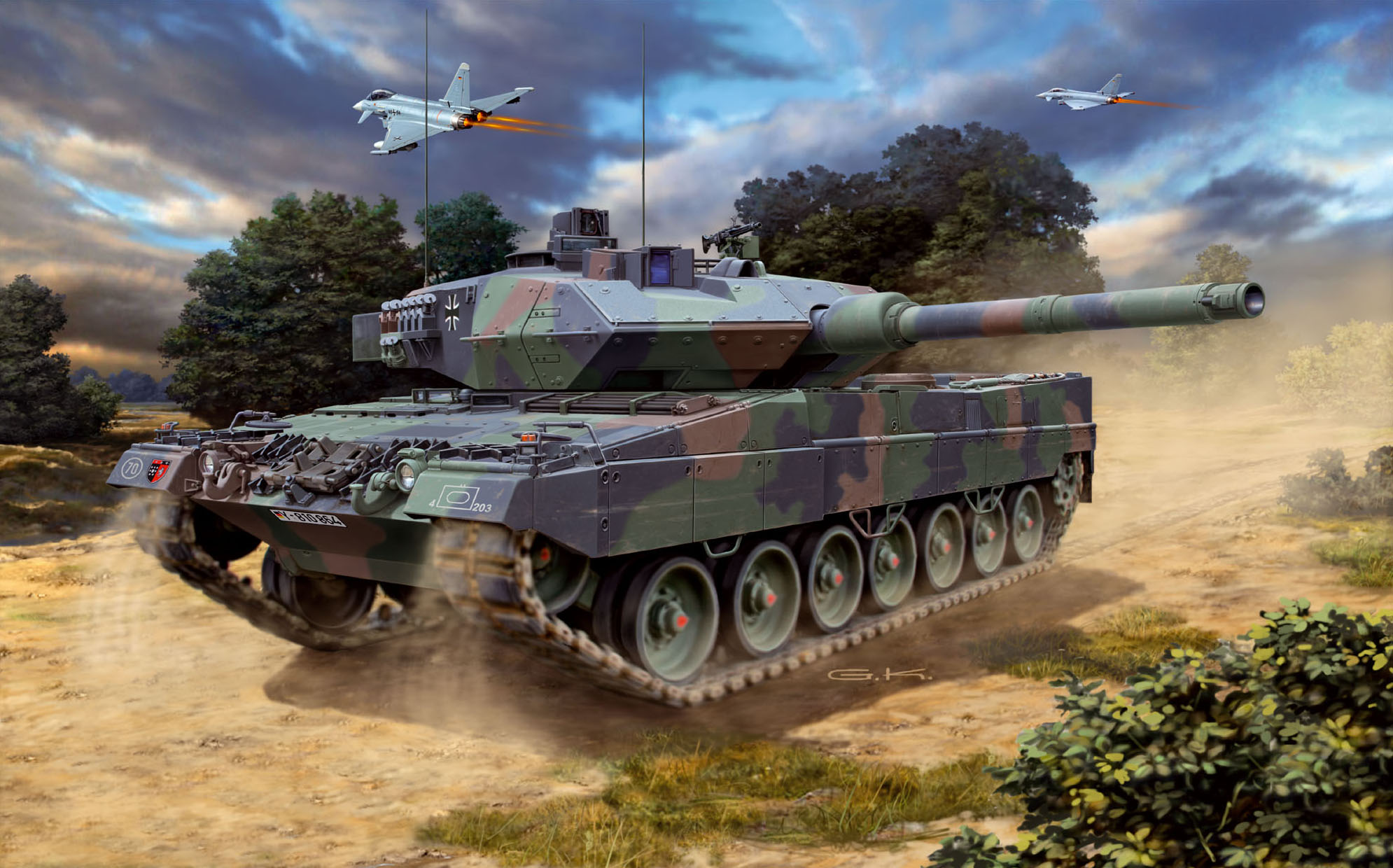 Revell - Model Set, Leopard 2A6/A6M 63180