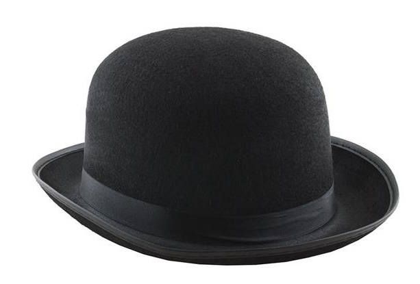 Funny Fashion - Καπέλο Σαρλό Τσόχινο, Μαύρο 63323