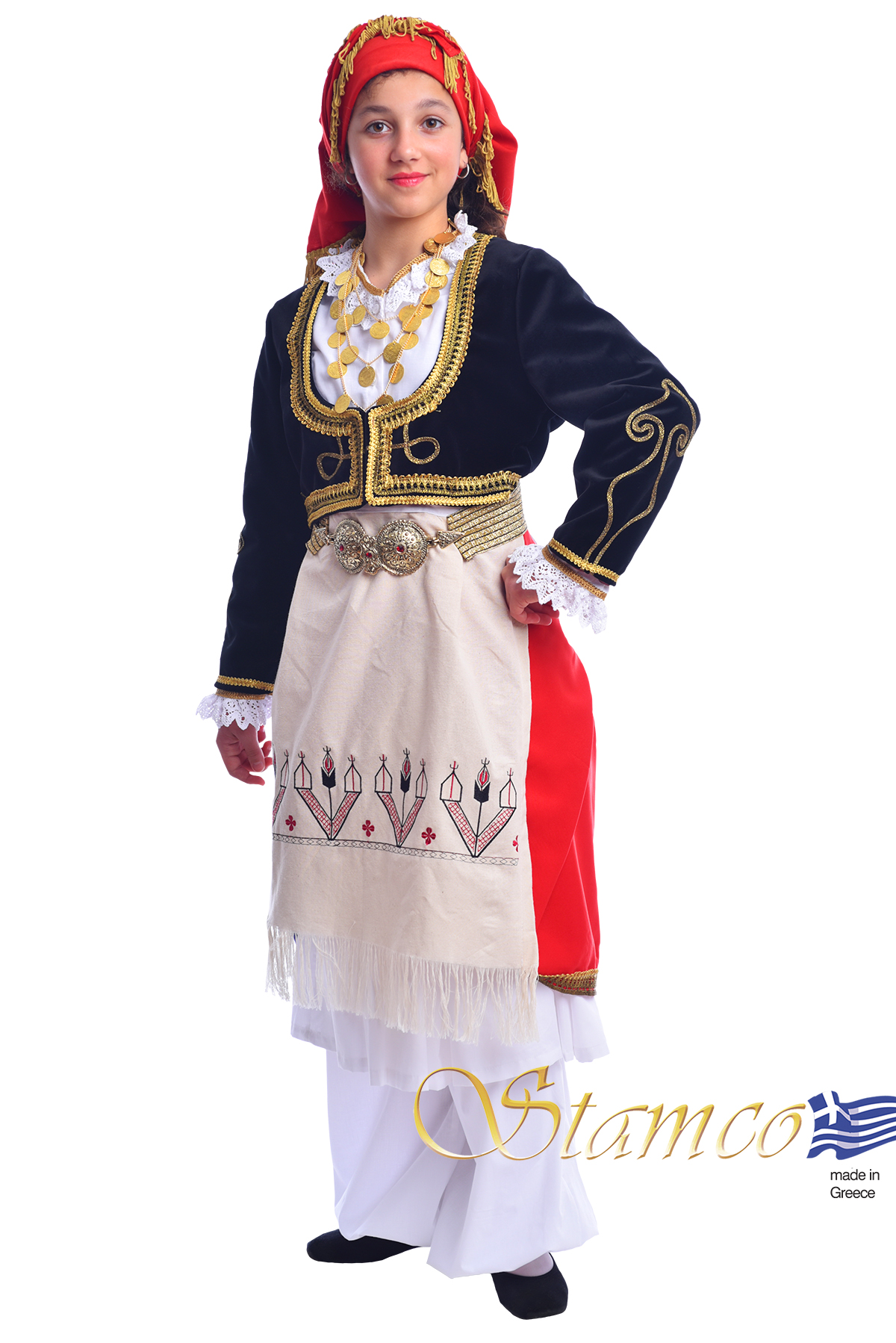 Stamco - Παραδοσιακή Κρητική Φορεσιά Ανωγειανή Παιδική 643113