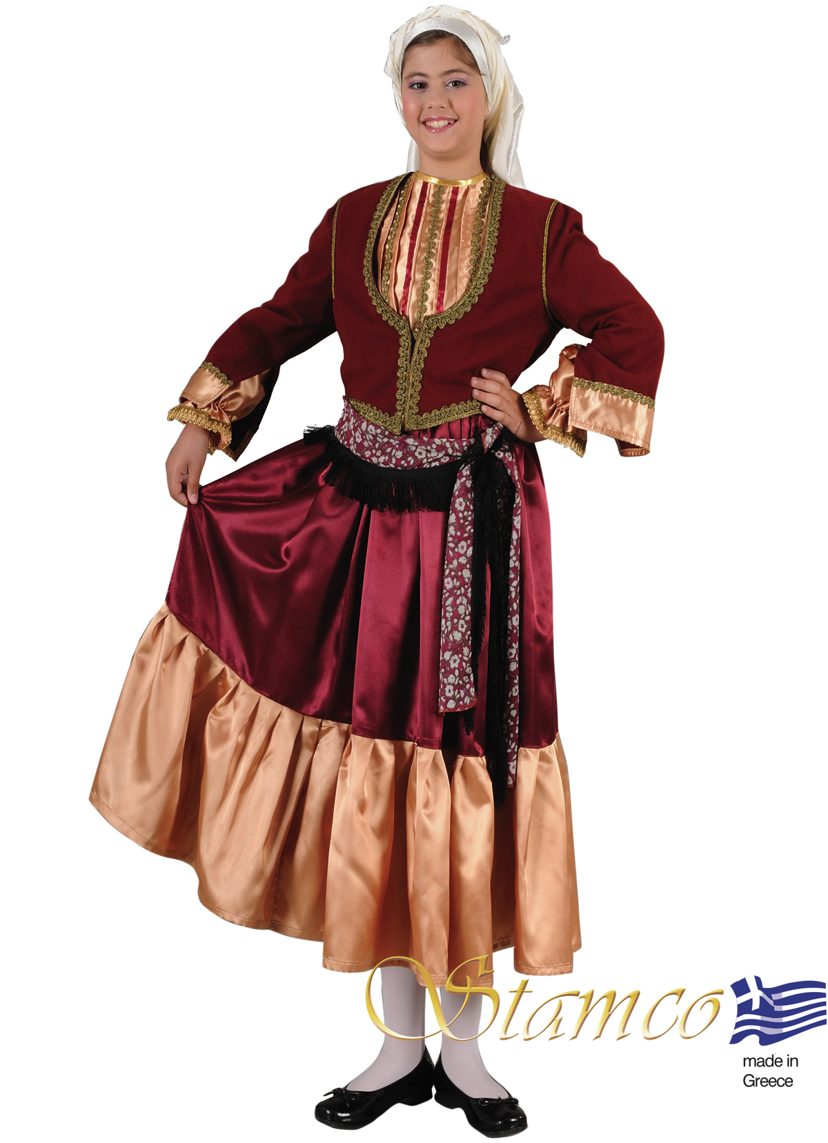 Stamco - Παραδοσιακή Στολή Νησιώτισσα Με Γιλέκο 643123