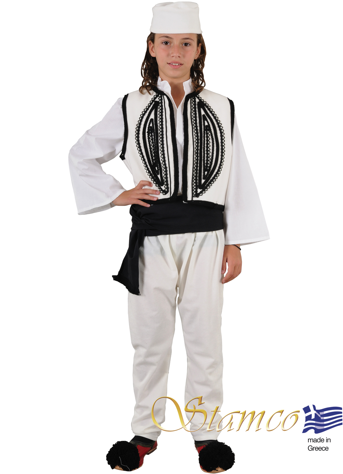 Stamco - Παραδοσιακή Φορεσιά Ηπειρώτης Παιδικό Λευκό 644114