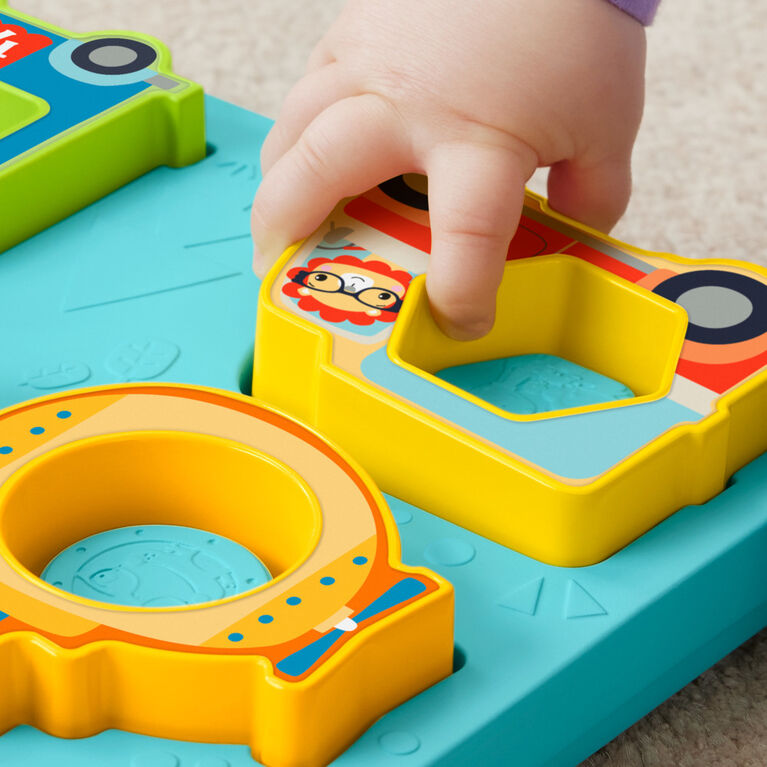 Fisher Price - Shapes & Sounds Vehicle Puzzle Παιχνίδι ταξινόμησης με μουσική και φώτα HRP31 Fisher Price - Shapes & Sounds Vehicle Puzzle Παιχνίδι ταξινόμησης με μουσική και φώτα HRP31