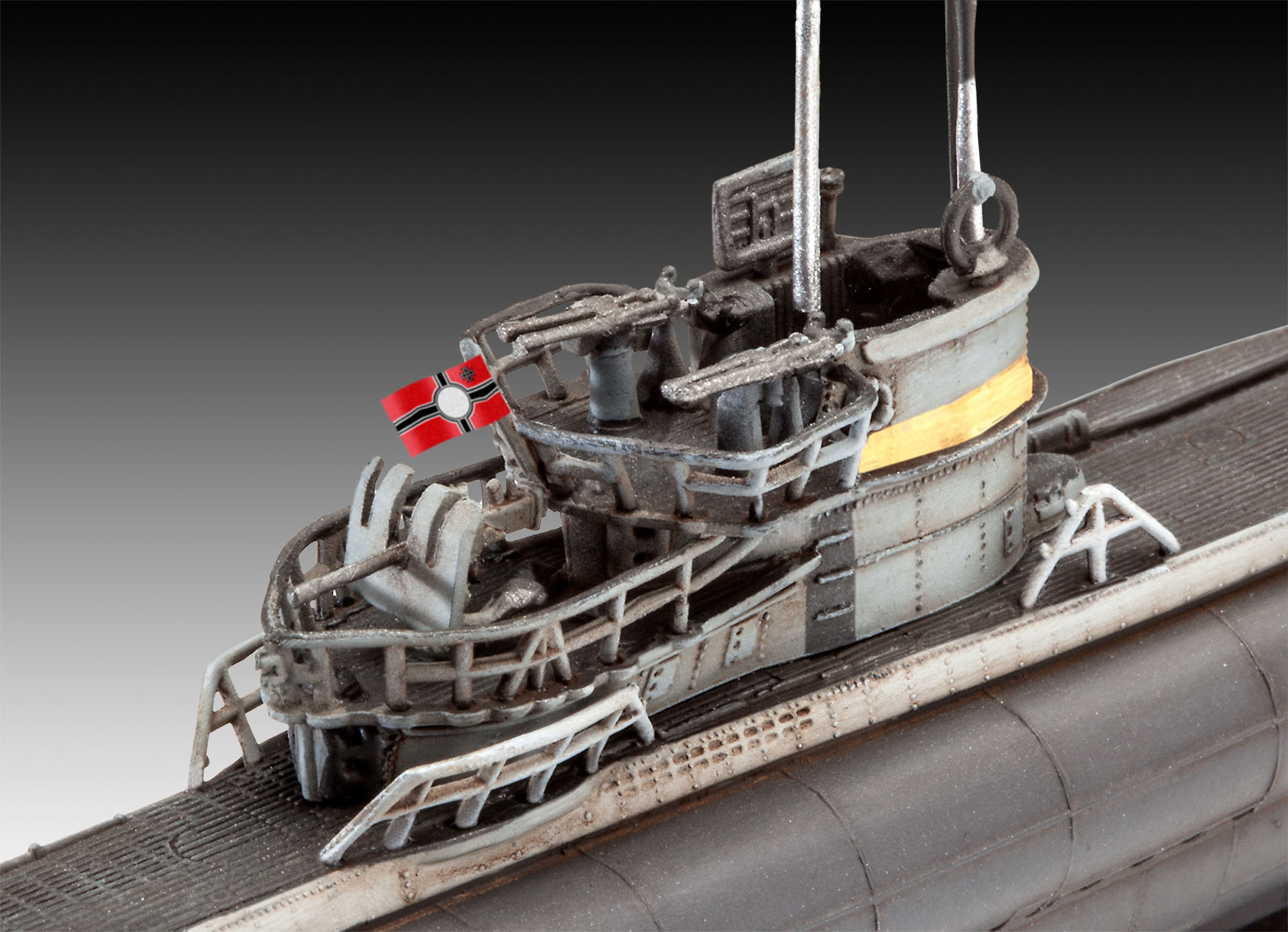 Revell - Model Set, German Submarine Type VII C/41 65154
