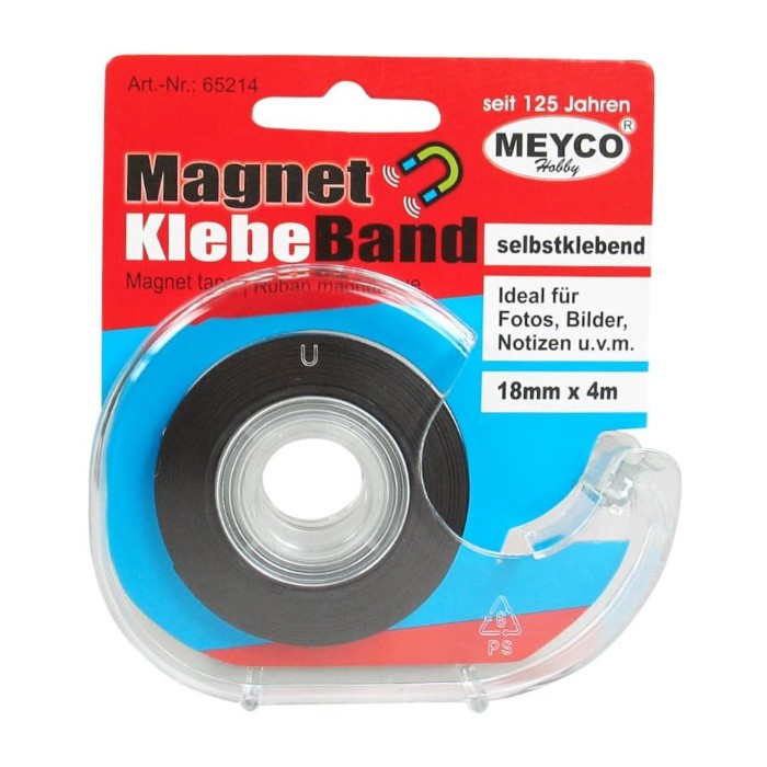 Meyco - Μαγνήτης Σε Ρολό Με Βάση Αυτοκόλλητος 18mmx4m 65214