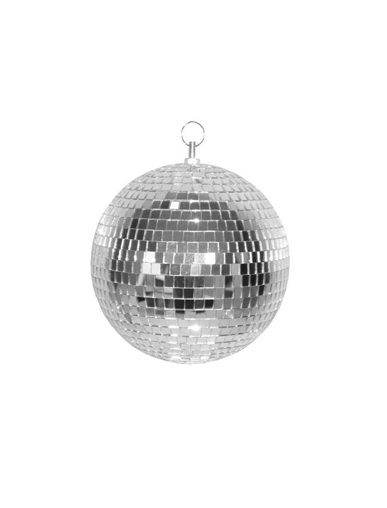 Funny Fashion - Διακοσμητική Ντισκόμπαλα Disco Ball 20cm Ασημί 66117